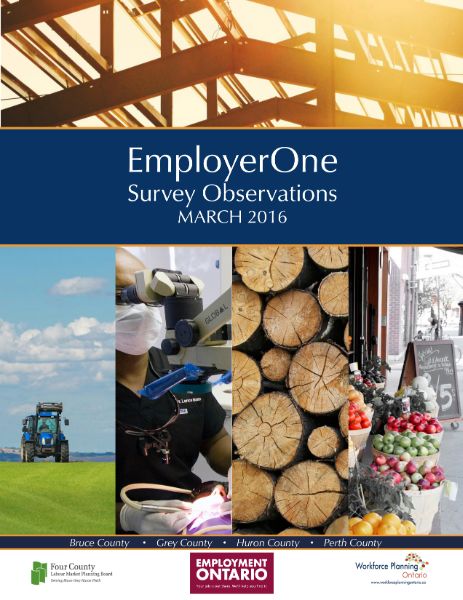 EmployerOne Survey Observations - Four County Labour Market Planning Board